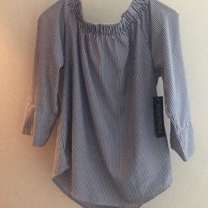 Springtime off the shoulder top